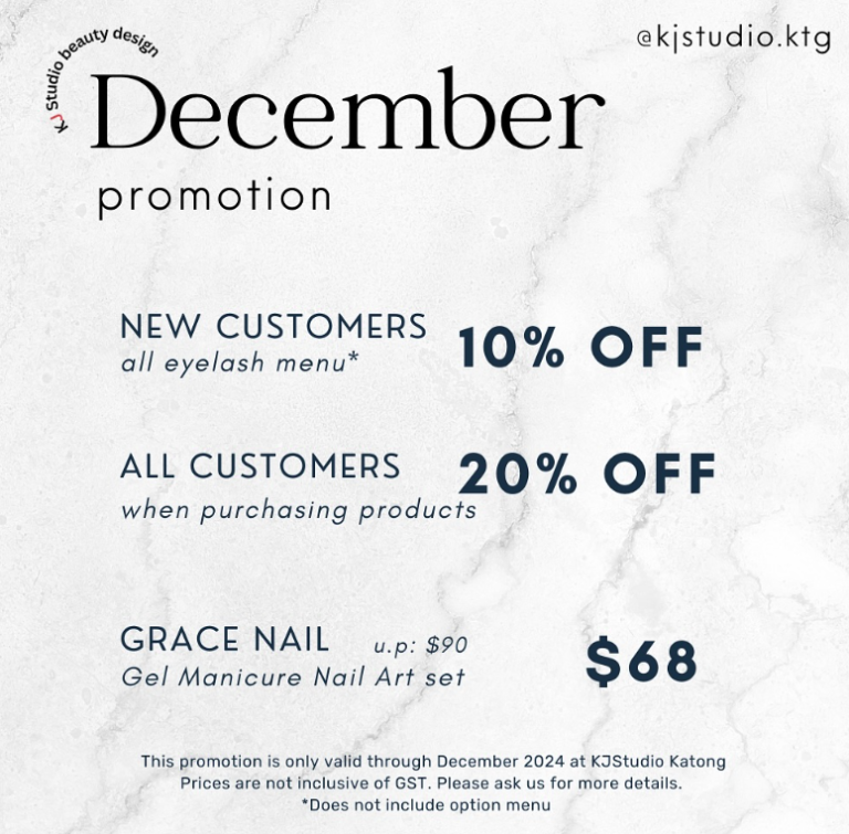 KJS december promotion katong